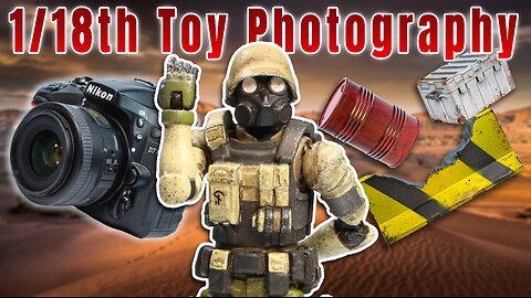 ACTION FIGURE PHOTOGRAPHY! 1/18th Acid Rain FAV A04 Sand Bunker Review + Toy Photography!