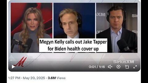 Megyn Kelly calls out Jake Tapper for biden decline cover up