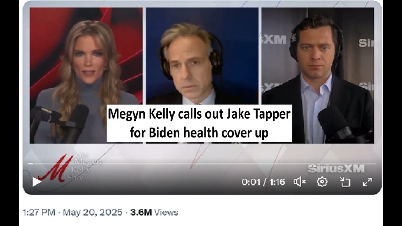 Megyn Kelly calls out Jake Tapper for biden decline cover up