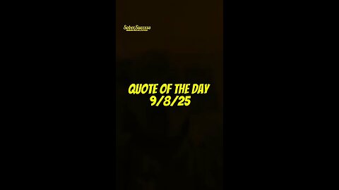 Daily Quote 📝 | 9/8/25 #MorningQuote #Quotes #SobrietyQuotes #DailyQuotes #SoberCoach