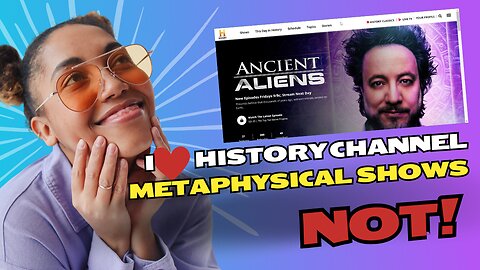 I love History Channel Metaphysical Media... NOT!