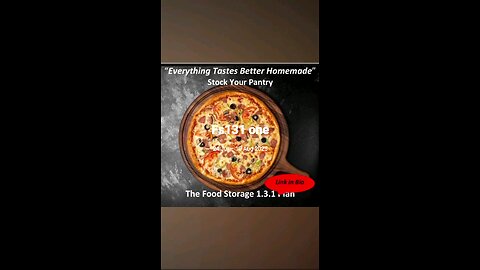 THE FOOD STORAGE 1.3.1 PLAN here for you : https://wa.me/c/256750188600