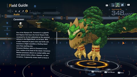 ceresmon all digivolution/de-digivolution/profile Digimon Story Time Stranger