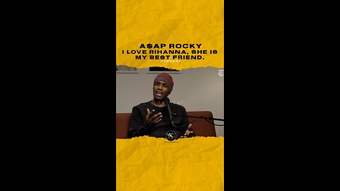 @asaprocky I love @badgalriri , she is my best friend 🫶🏽 #asaprocky #rihanna 🎥 @popcast