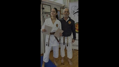 Karate belt exams! Gratz on leveling guys! 🥋👊