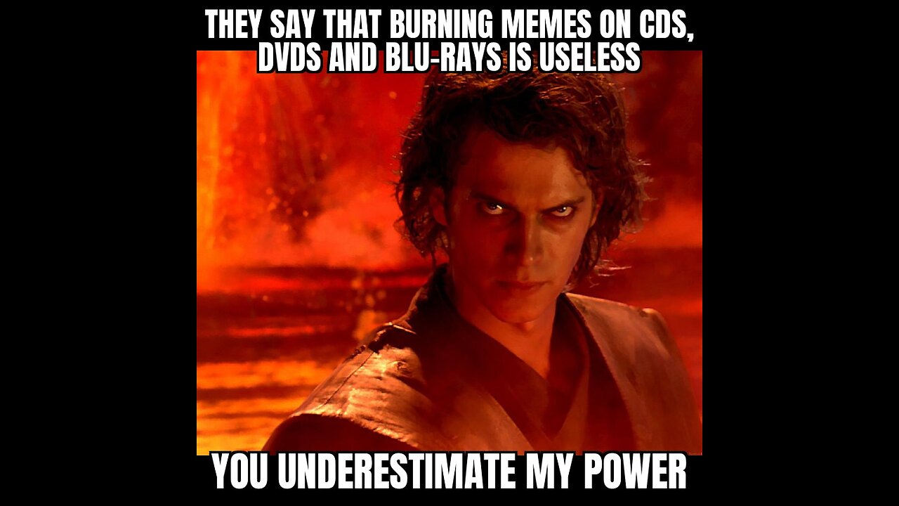 I transferred memes from SD card to DVD-R