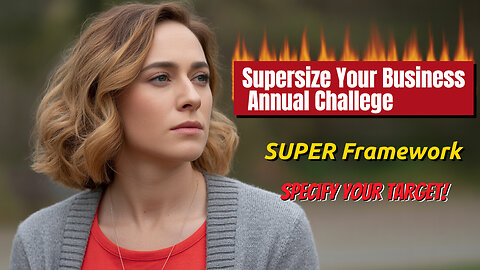 Supersize Your Business Annual Challenge Day 27, SUPER Process Step 1, Specify Target!