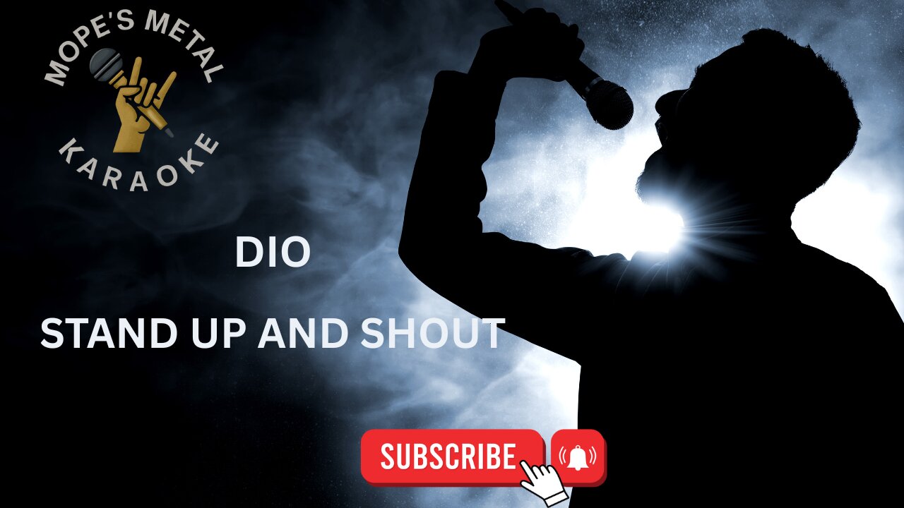 Dio - Stand Up And Shout Karaoke