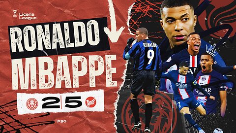 Mbappe broke Ronaldo Nazario's goals record