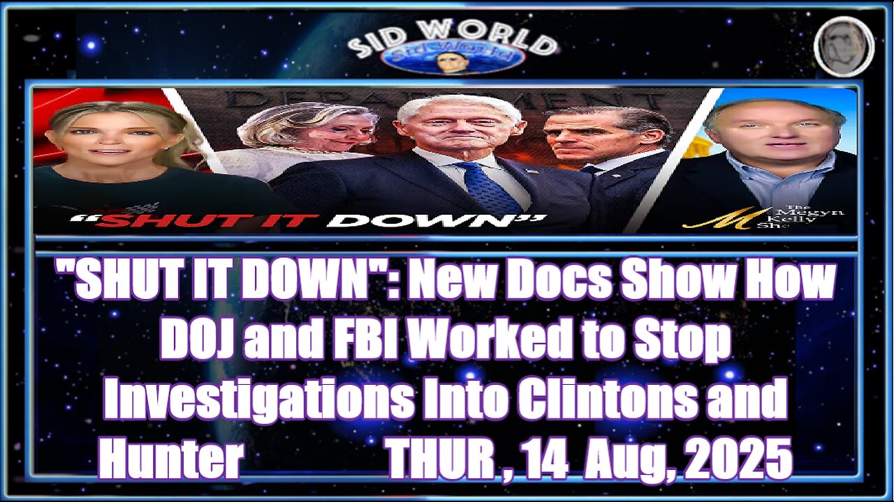 SHUT IT DOWN New Docs Show How DOJ and FBI Worked to Stop Investigations Into Clintons and Hunter