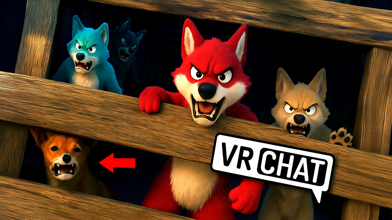 trolling an INSANE VR Chat server .... (furry 😔)