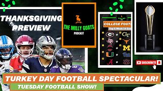 CFP Rankings Reaction, NFL Thanksgiving Preview, & CFB Week 14 Pick ‘Em