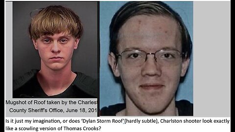Charleston Shooter, Dylan Storm Roof & Trump's Butler assassin, same clone!