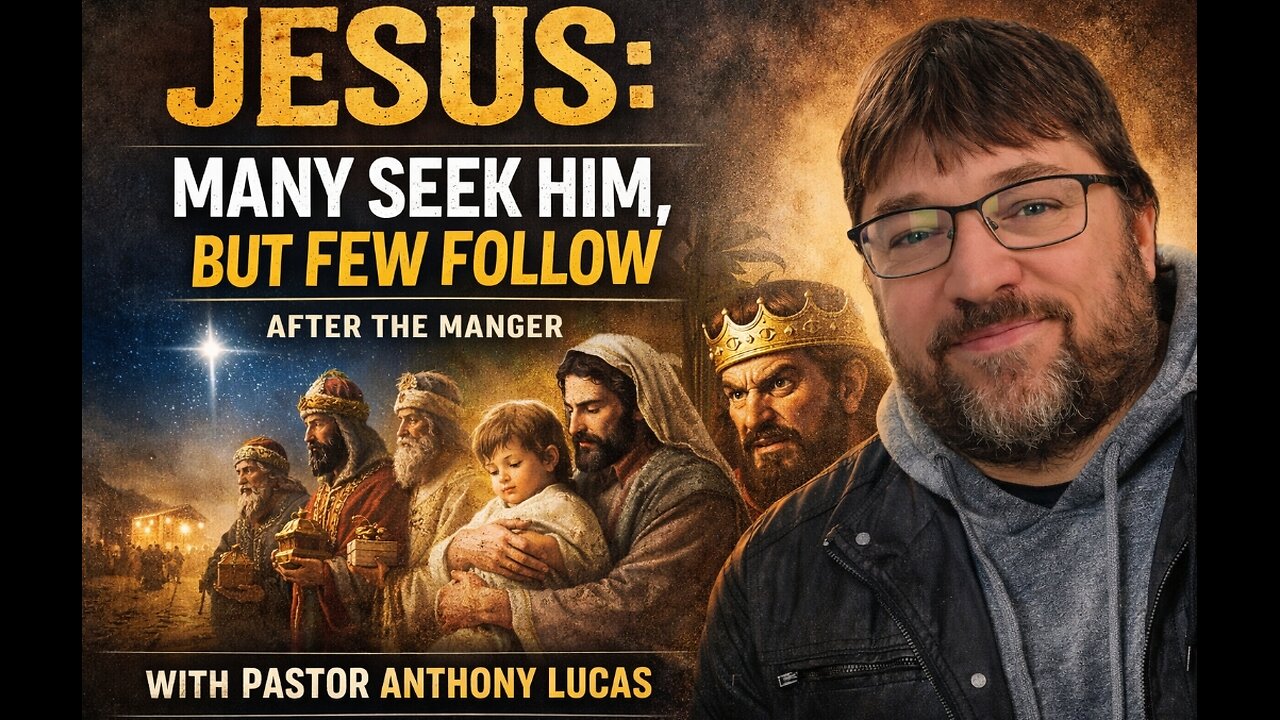 JESUS: MANY SEEK HIM BUT FEW FOLLOW.