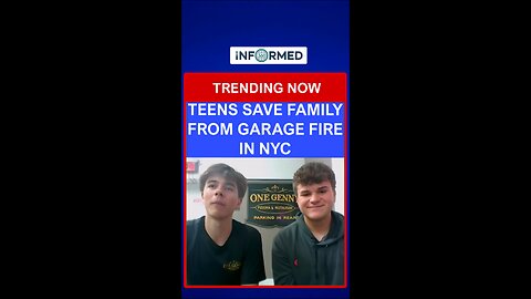 Teens Save Family from Garage Fire in NYC
