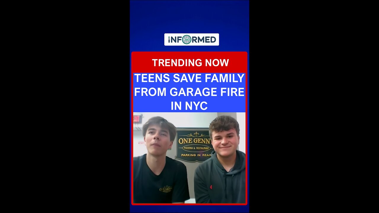 Teens Save Family from Garage Fire in NYC