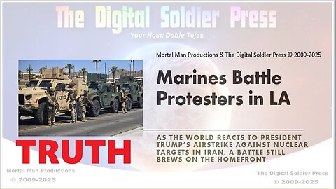Marines Battle Protesters in LA