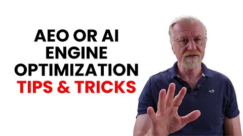 AEO Or AI Engine Optimization Tips
