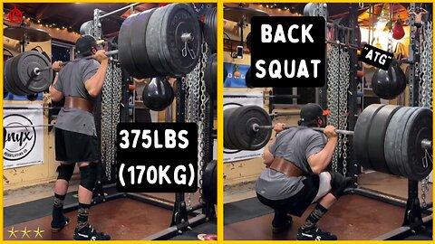 375lbs (170kg) Back Squat ATG