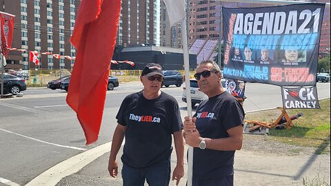 2025 08 10 protest in Mississauga