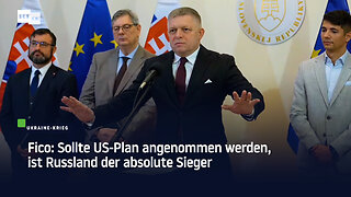 Fico: Sollte US-Plan angenommen werden, ist Russland der absolute Sieger