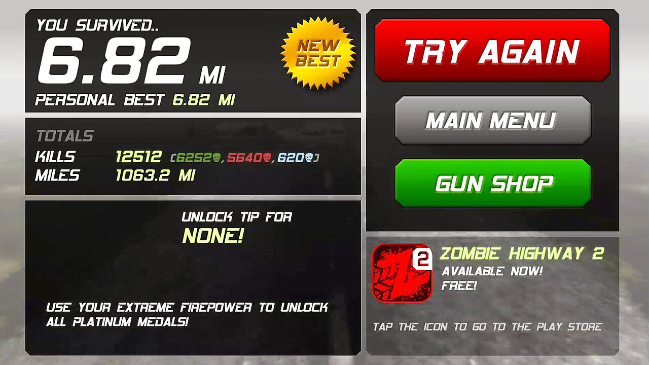 Going 6.82 Miles in "Swamped" Zombie Highway