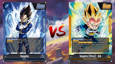 Dragonball Fusion World Online Vegeta VS Vegeta Mini DA!!