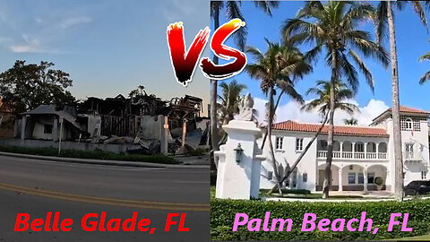 ⚠️Belle Glade Florida - LOOK! ~ America's Most Shocking Wealth Divide - Palm Beach County, FL 🇺🇸
