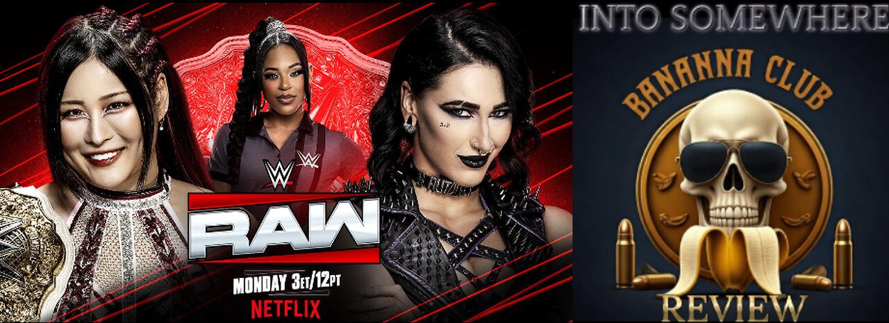 #WWERAW from 02 in London Live Review 3/31/25 -Into Somewhere Weekly- New Women's World Champ?