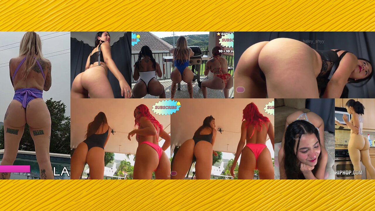 Ass compilation - Big bank tiktok challenge ❤️ClipchampGirls 2025