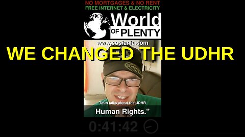 Teun talks about the UDHR