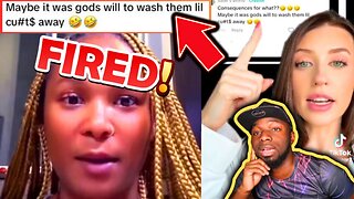 🚨"WASH THEM LIL CU#T$ AWAY" TikTokers ANNIHILATE Black Woman for Claiming Texas Flood Was GODS WILL!