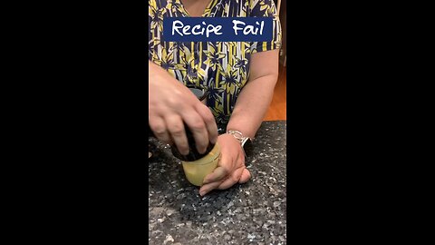 Recipe Fail