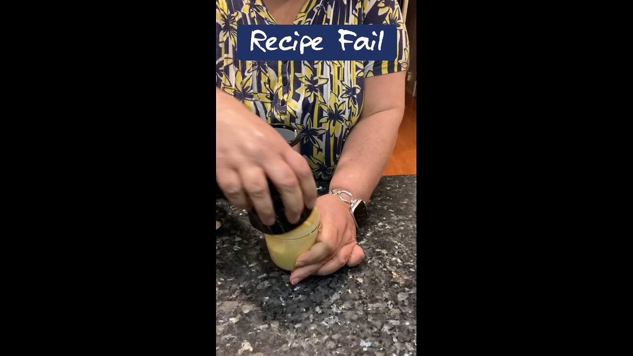 Recipe Fail