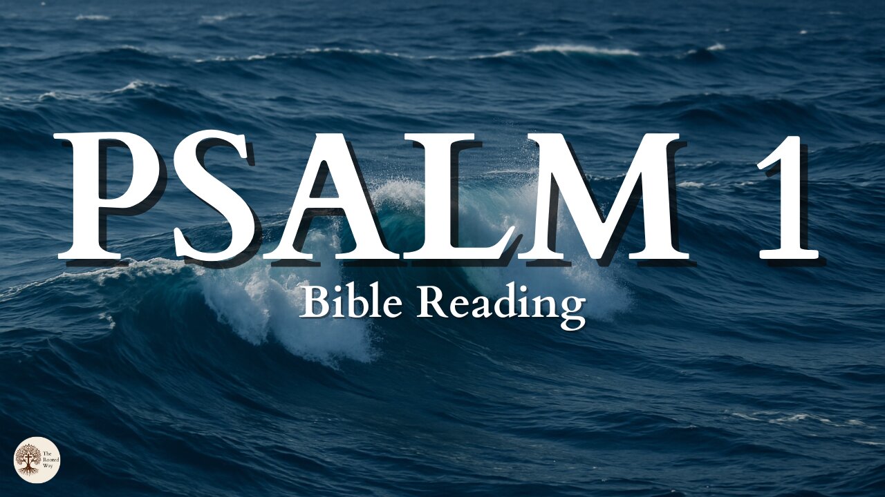 Psalm 1 | Peaceful Bible Audio Reading for Stillness and Scripture Meditation
