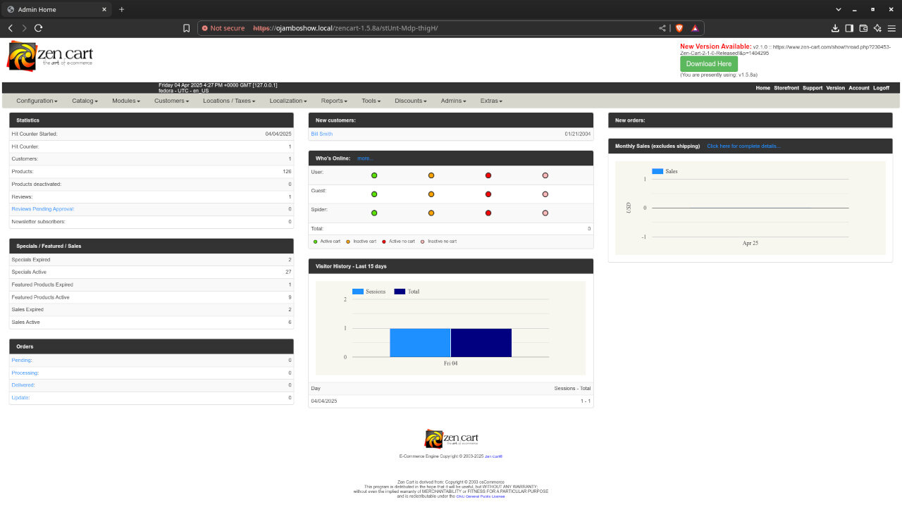 Zen Cart Upgrade 1.5 To 2.x