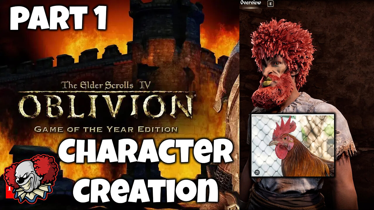 funny playthrough of the game Elder Scrolls 4 Oblivion