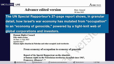 Gaza: US Contractors Fire on Starving Civilians as UN Rights Council Meets | UK Column News