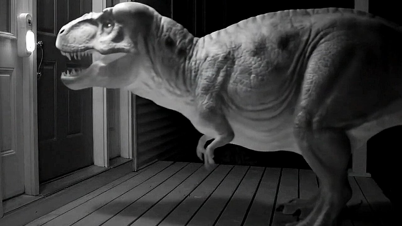 Caught on Camera - Prehistoric Pranksters at the Door