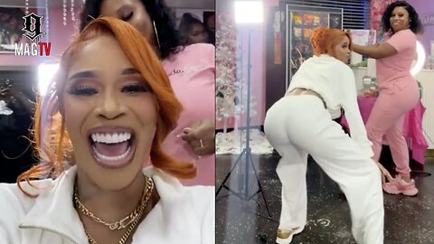 "U Could Neva" Rick Ross "BM" Tia Kemp Turns Up After Getting Red Hair! 💁🏽‍♀️