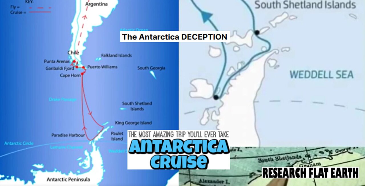 ANTARCTICA AND THE DECEPTION TRIPS - HIDING THE TRUE WALL