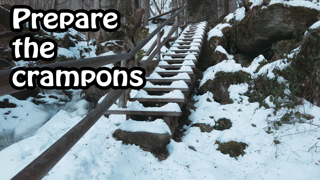 Ysperklamm in Winter | Frozen Waterfalls Hiking ASMR