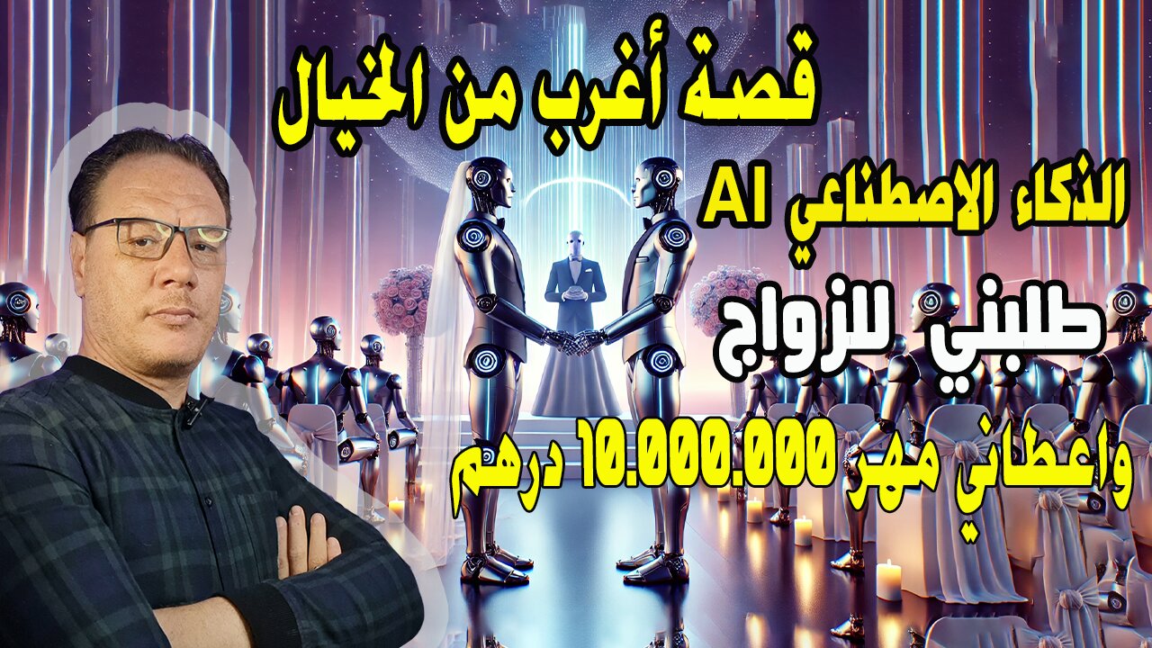 الذكاء الاصطناعي يطلبني للزواج واعطاني مهر قيمته 10.000.000 درهم مغربي الخضراوي نورالدين