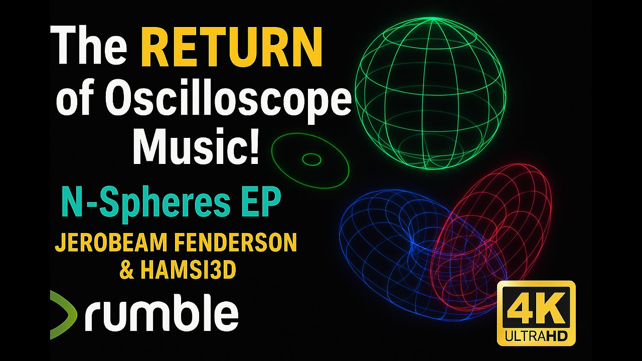 ⚡🎧 The Epic RETURN of Oscilloscope Music! N-Spheres EP by Jerobeam Fenderson & Hamsi3D 🚀🎶