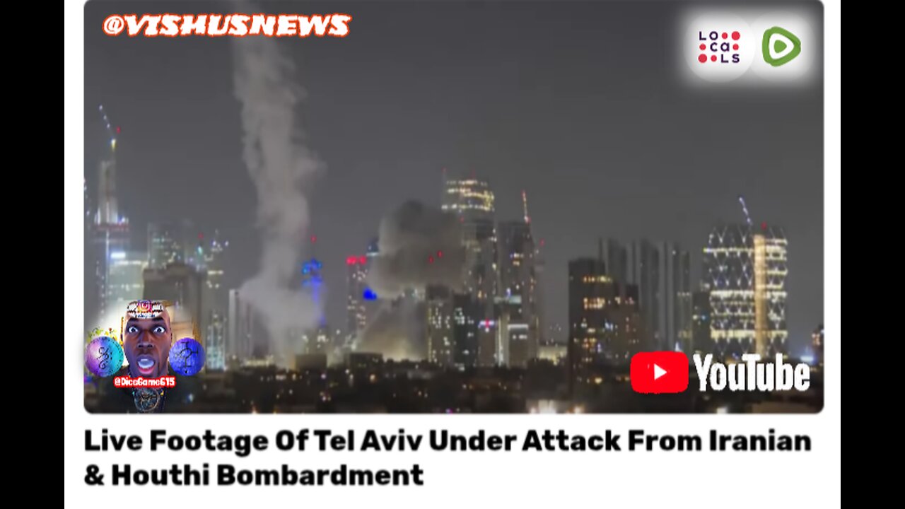 Livestream Footage On 💣 Bombing On Iran & More... #VishusTv 📺