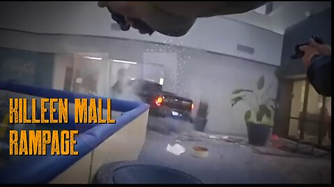 DASHCAM - Suspect Drives into Killeen Mall - BODYCAM Shots Fired!