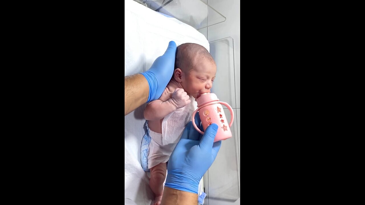 newborn baby feeding