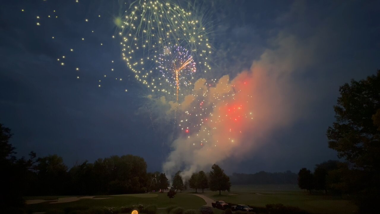 Birthday party fireworks in Chesterton, IN