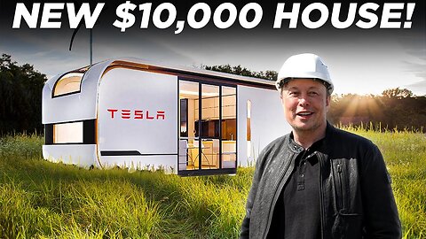 Tesla's NEW $10,000 Home For SUSTAINABLE Living!