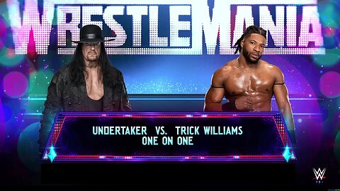 WWE 2k25 Undertaker vs Trick Williams